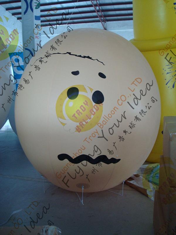 resistencia de fuego inflable grande de los globos del PVC del grueso