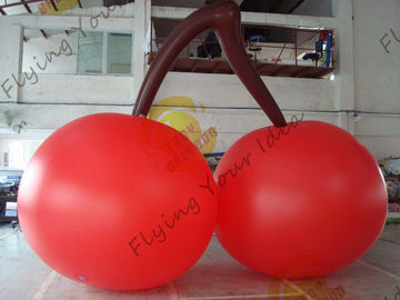 La alta cereza roja del PVC 3M formó los globos para la exhibición del comercio justo