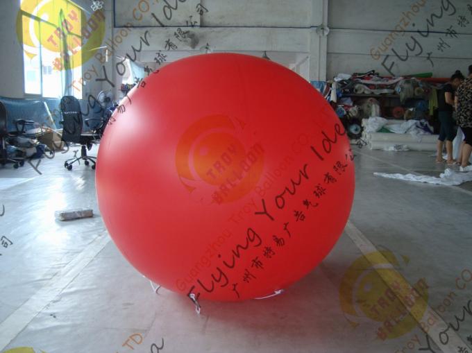 Suministre el globo de la publicidad del PVC de la calidad del helio del grueso de 0.28m m, globos del helio de la publicidad para las decoraciones al aire libre
