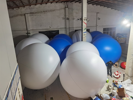 Customized Size PVC Inflatable Advertising Balloon 1m Dia For Trade Show
