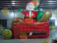 Globo inflable gigante Papá Noel para la decoración de la Navidad exportadores 