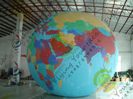 La tierra enorme durable hincha el globo, los globos llenados helio inflable exportadores 