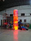 el helio modificado para requisitos particulares los 5m de la publicidad del color hincha el pilar inflable con la luz para el partido exportadores 