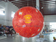 PVC del helio de los 2.5m incombustible con el globo de los globos de la tierra de Sun del certificado B1 y de la prenda impermeable con la impresión total de Digitaces exportadores 