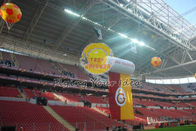 El cilindro inflable modificado para requisitos particulares de la publicidad imprimió los globos del helio para el día de la celebración exportadores 