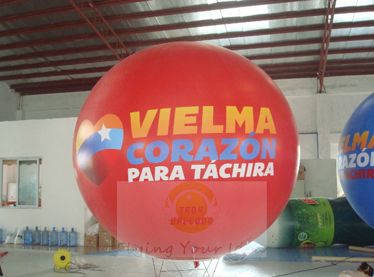 Large Tarpaulin Blow Up Advertising Helium Balloons Custom Logo