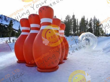 globos inflables grandes del deporte de los 3.6m, bolos inflables al aire libre de impresión protegidos ULTRAVIOLETA